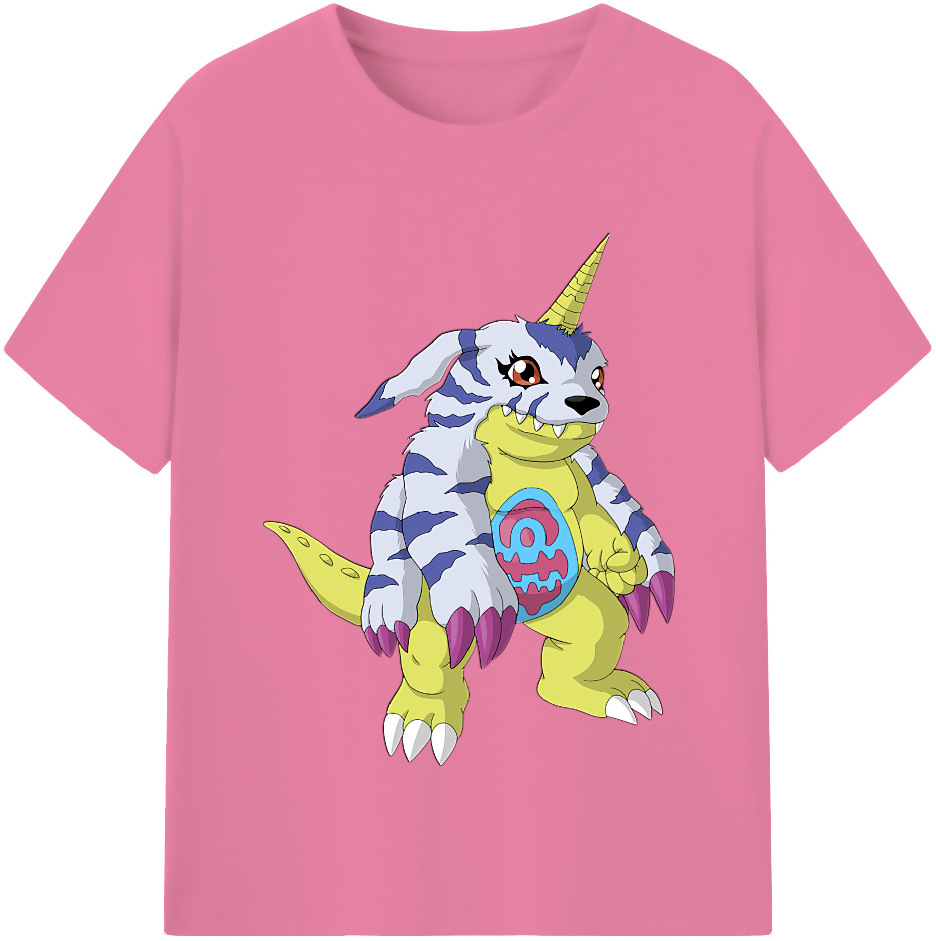 （画像用） Digimon デジタルモンスター/デジモン 綿100％半袖Tシャツ（フロントプリント）